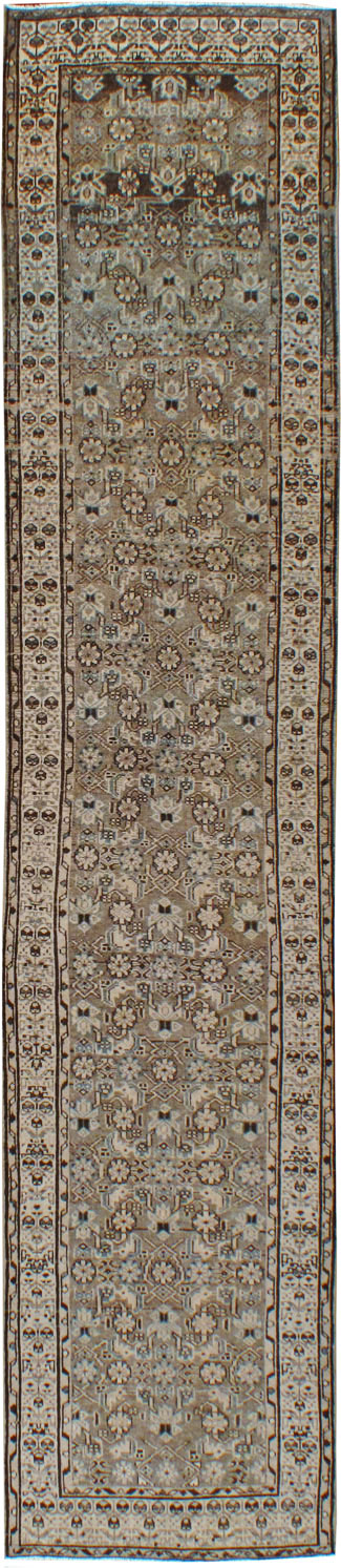 Vintage Persian Malayer Runner, No.24027 - Galerie Shabab