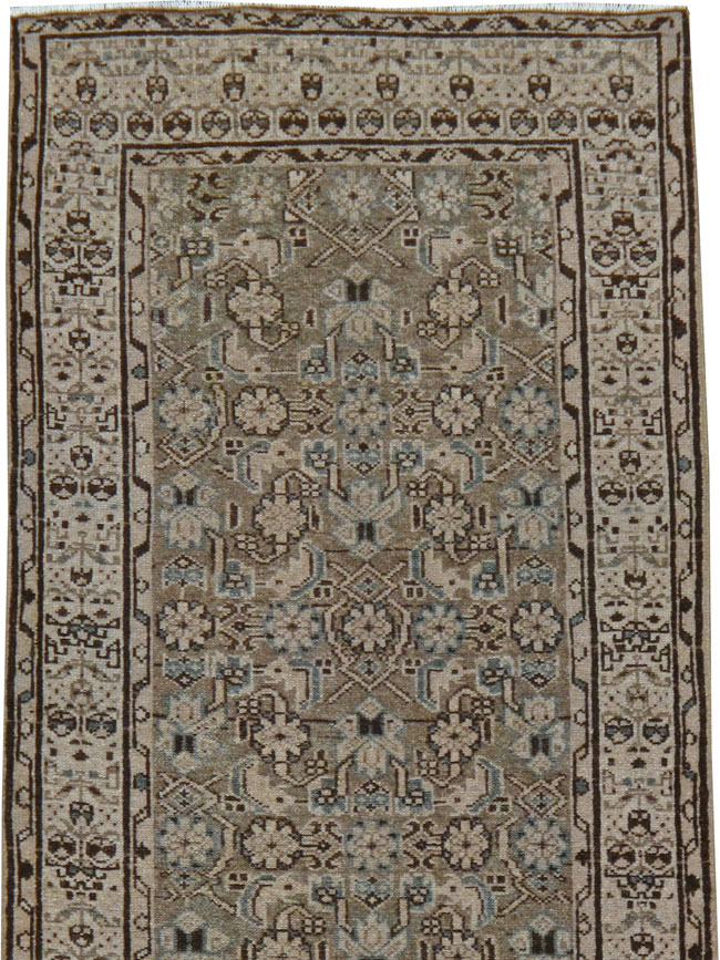 Vintage Persian Malayer Runner, No.24027 - Galerie Shabab