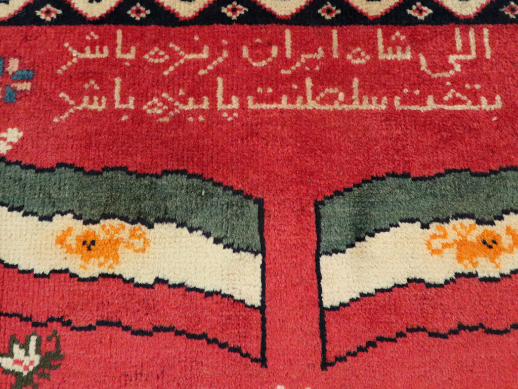 Vintage Persian Tabriz Pictorial Rug (Pair: 2 of 2), No.24029 - Galerie Shabab