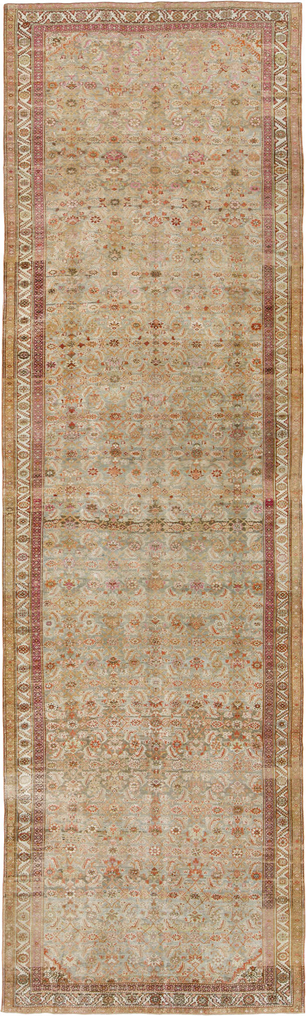 Vintage Persian Malayer Gallery Carpet, No.24033 - Galerie Shabab