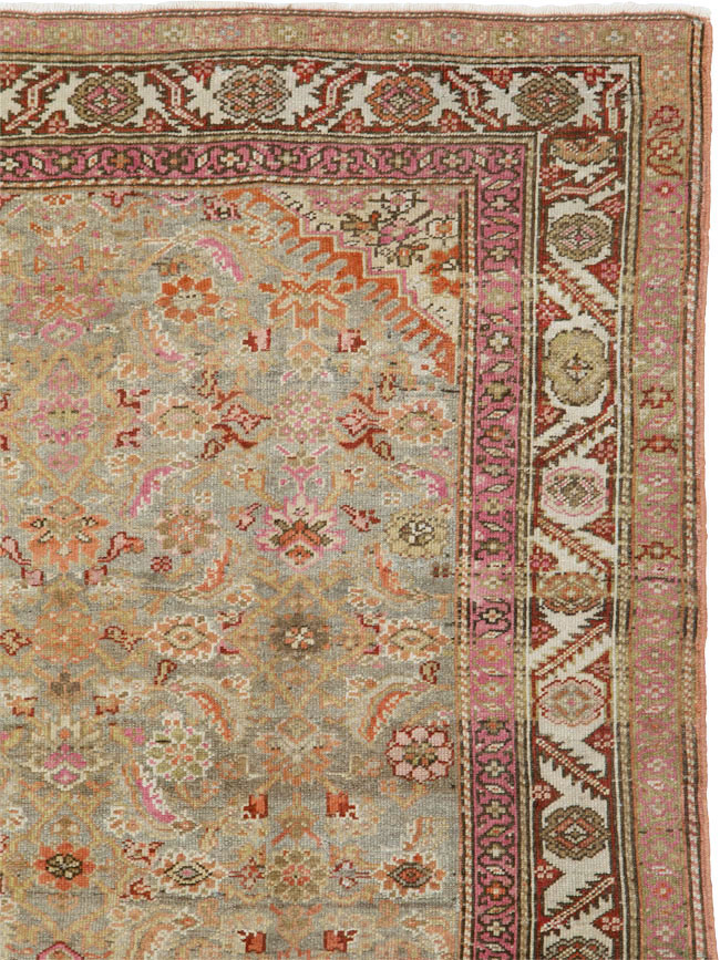 Vintage Persian Malayer Gallery Carpet, No.24033 - Galerie Shabab