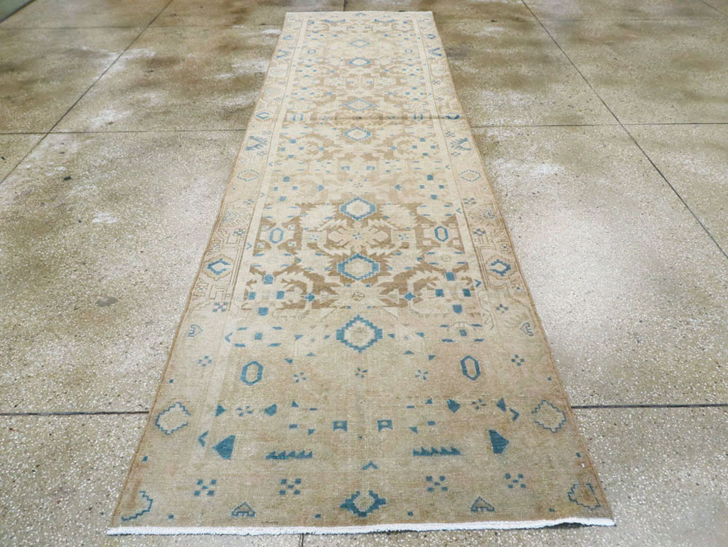 Vintage Persian Malayer Runner, No.24039 - Galerie Shabab