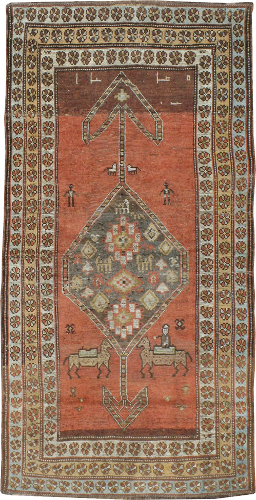 Antique Persian Malayer Rug, No.24046 - Galerie Shabab