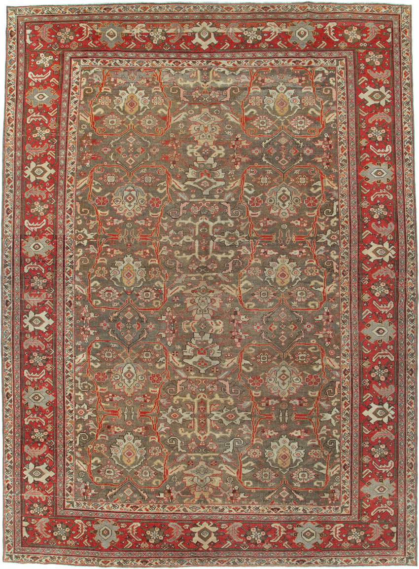 Antique Persian Mahal Carpet, No.24059 - Galerie Shabab