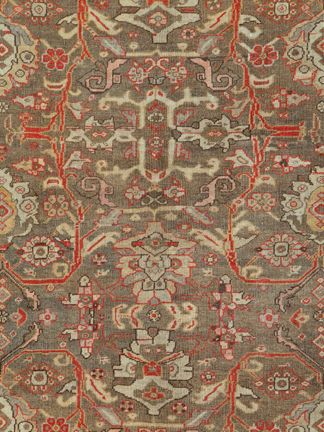 Antique Persian Mahal Carpet, No.24059 - Galerie Shabab