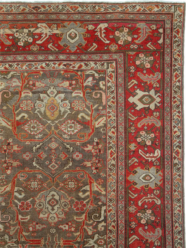 Antique Persian Mahal Carpet, No.24059 - Galerie Shabab