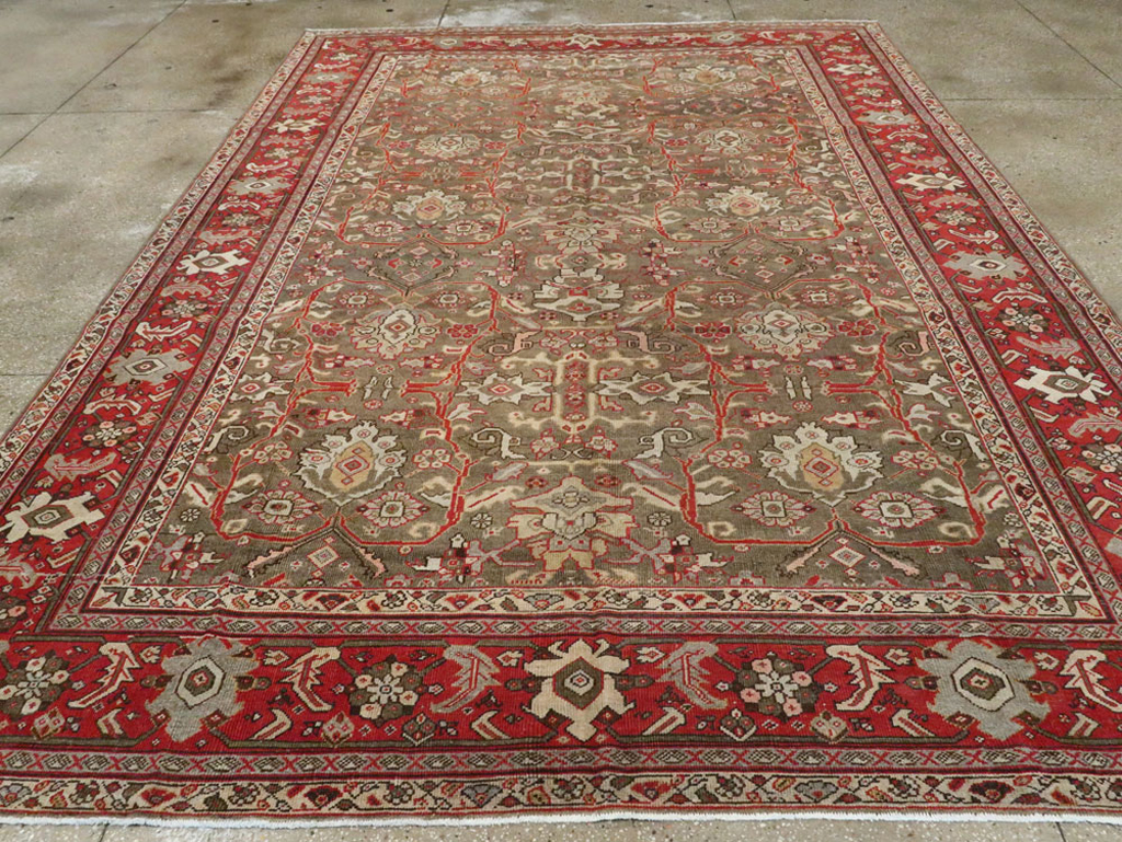Antique Persian Mahal Carpet, No.24059 - Galerie Shabab