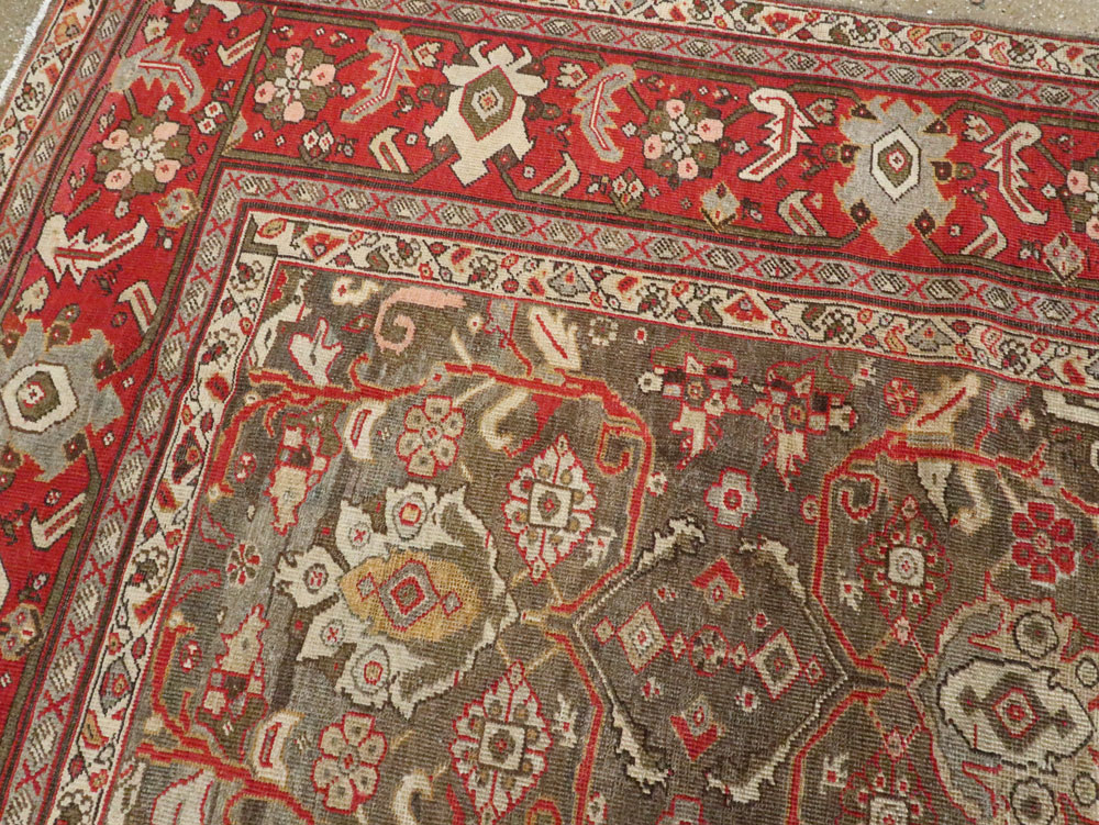 Antique Persian Mahal Carpet, No.24059 - Galerie Shabab