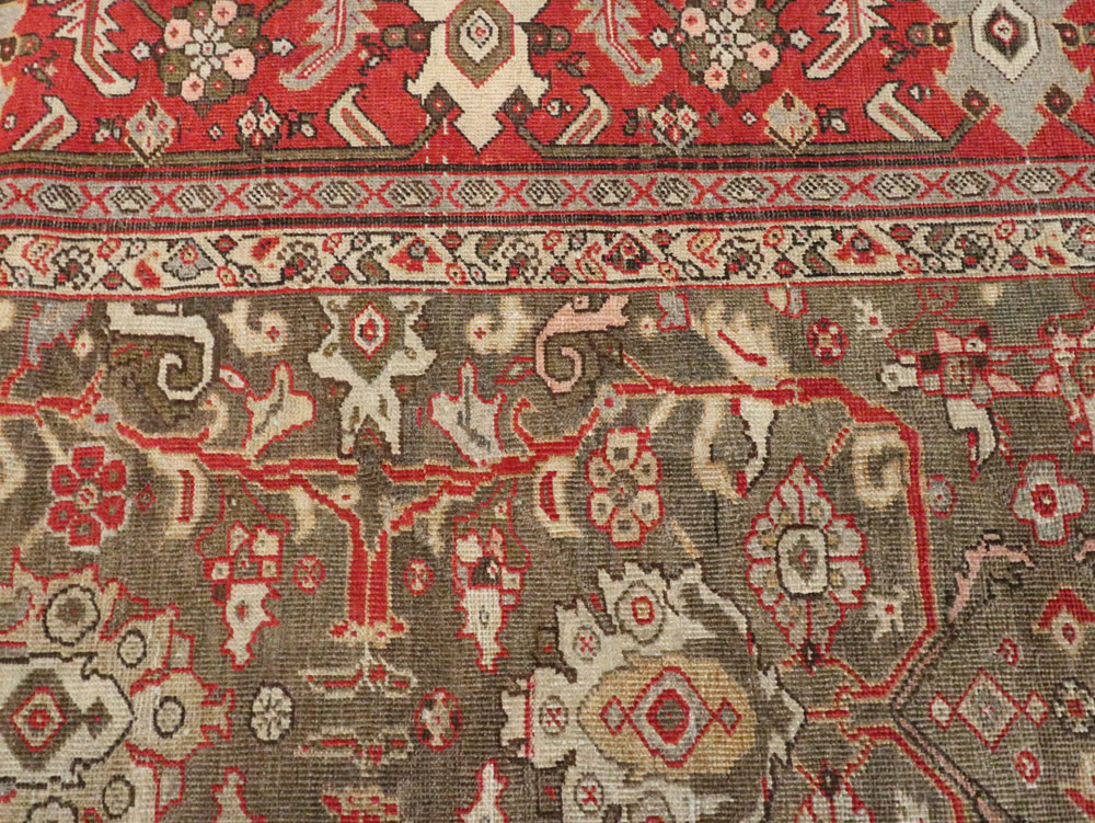 Antique Persian Mahal Carpet, No.24059 - Galerie Shabab