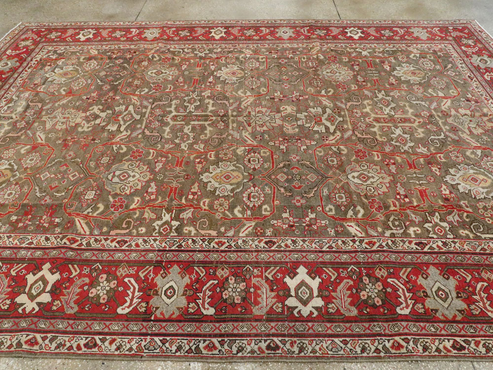 Antique Persian Mahal Carpet, No.24059 - Galerie Shabab