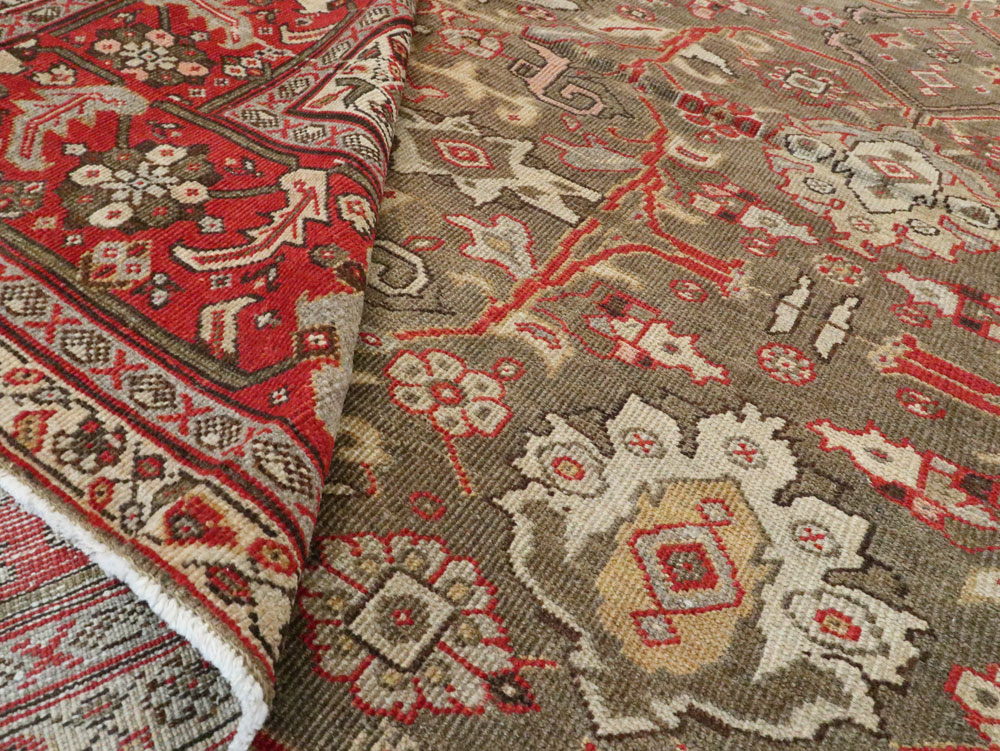 Antique Persian Mahal Carpet, No.24059 - Galerie Shabab