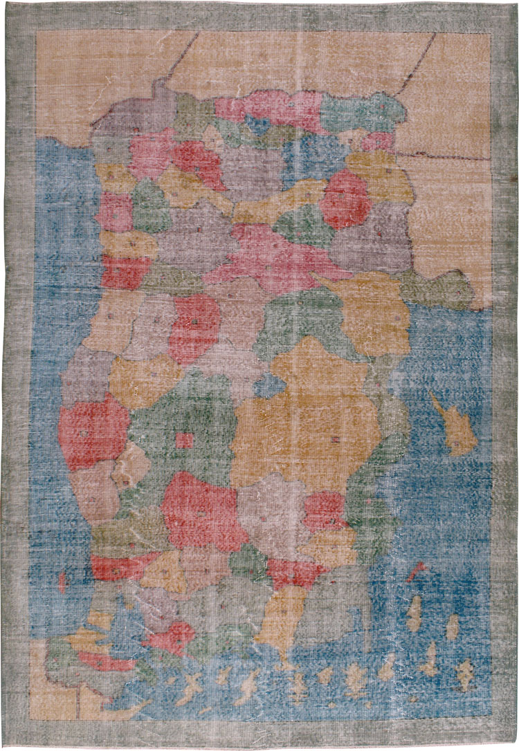 Vintage Anatolian Carpet, No.24064 - Galerie Shabab