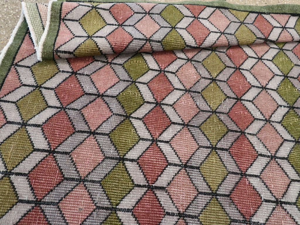 Vintage Anatolian Deco Rug, No.24065 - Galerie Shabab