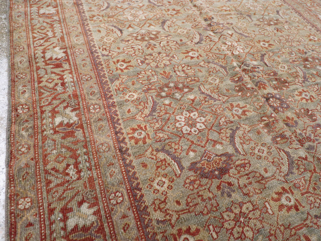 Antique Persian Mahal Gallery Carpet, No.24066 - Galerie Shabab