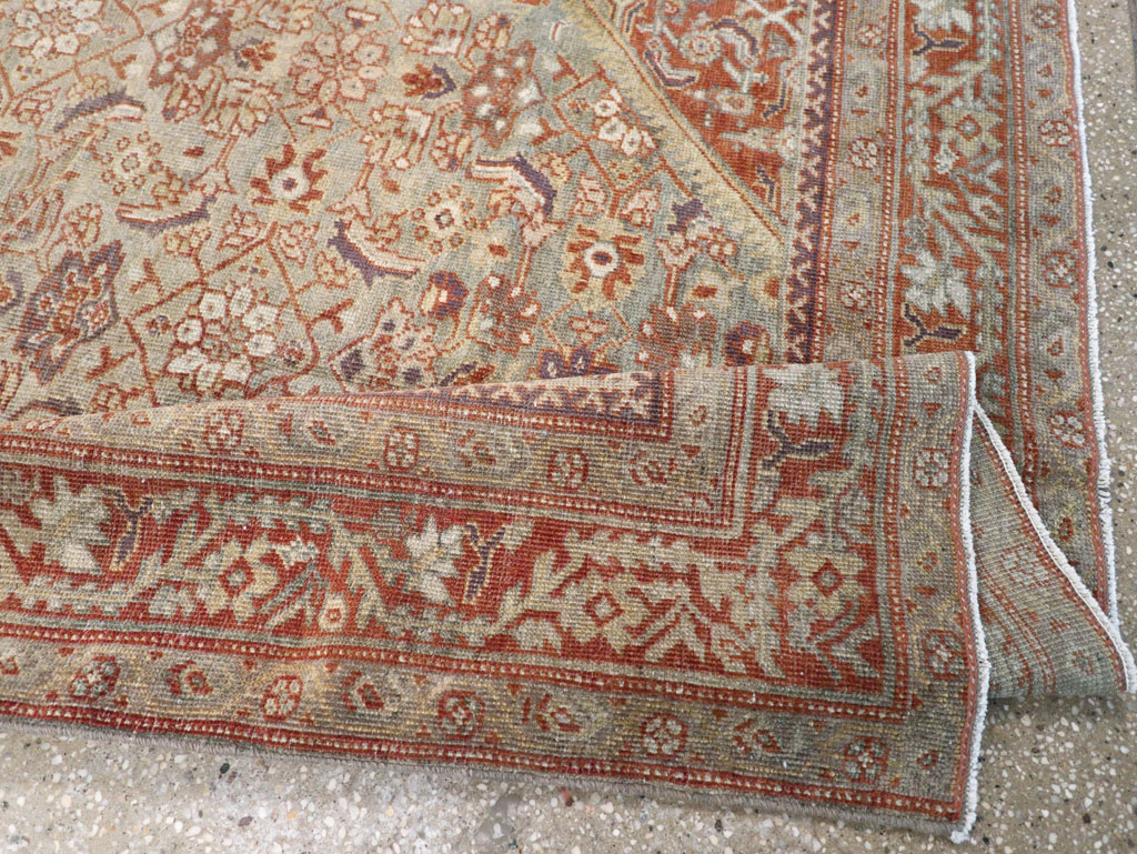 Antique Persian Mahal Gallery Carpet, No.24066 - Galerie Shabab