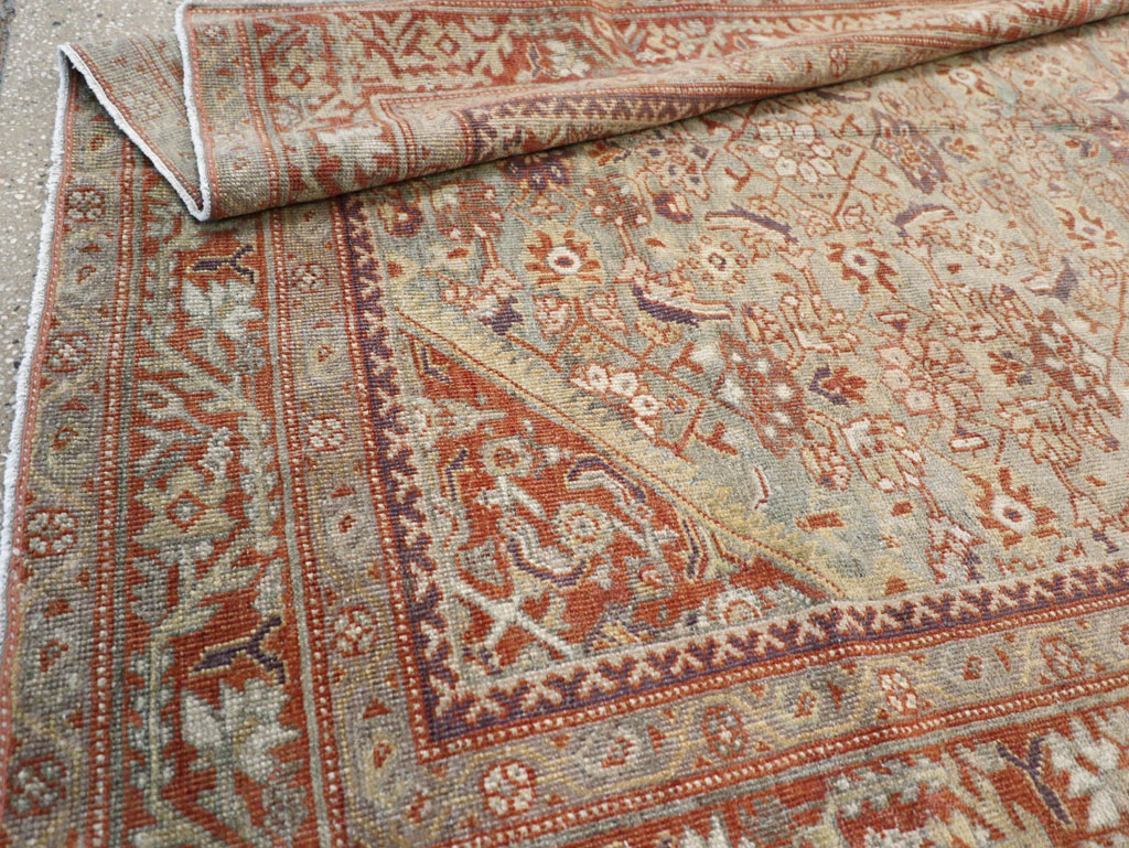 Antique Persian Mahal Gallery Carpet, No.24066 - Galerie Shabab
