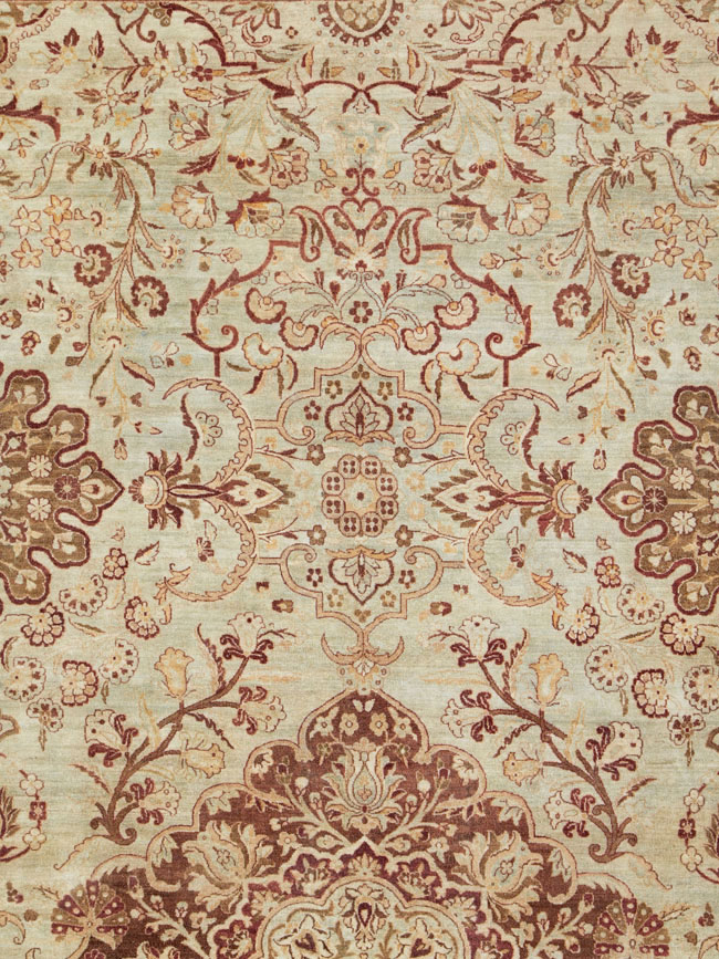 Antique Persian Lavar Kerman Carpet, No.24067 - Galerie Shabab