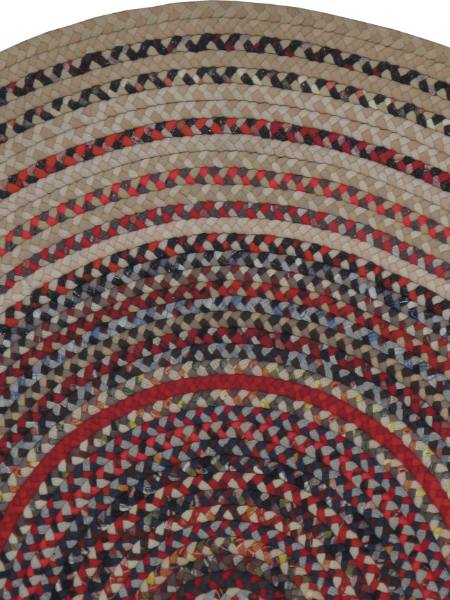 Vintage Braid Rug, No.24078 - Galerie Shabab