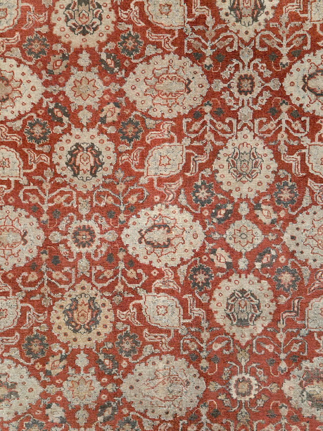 Antique Persian Tabriz Carpet, No.24081 - Galerie Shabab