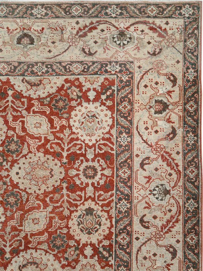 Antique Persian Tabriz Carpet, No.24081 - Galerie Shabab