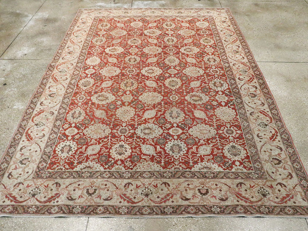 Antique Persian Tabriz Carpet, No.24081 - Galerie Shabab
