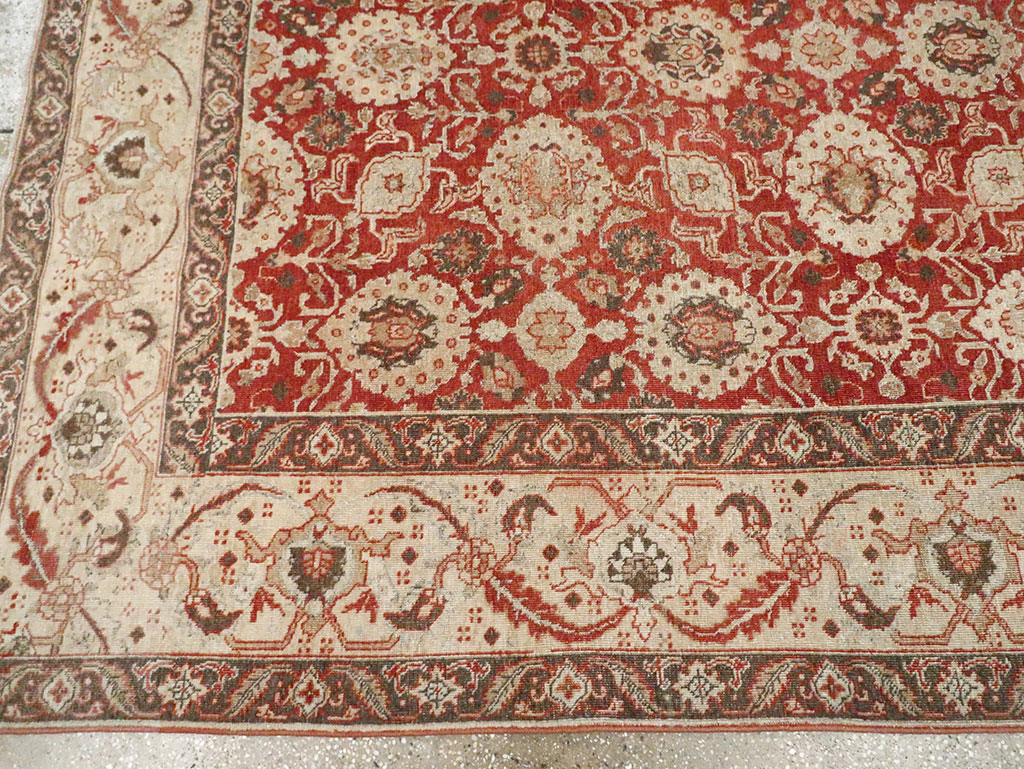 Antique Persian Tabriz Carpet, No.24081 - Galerie Shabab