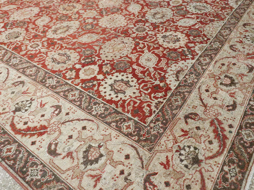 Antique Persian Tabriz Carpet, No.24081 - Galerie Shabab