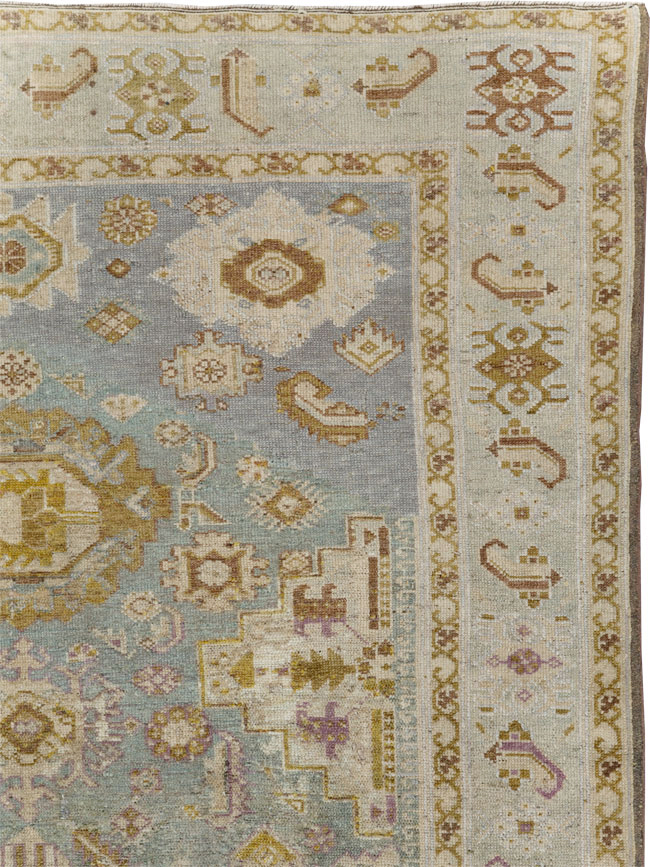 Antique Persian Malayer Wide Gallery Runner, No.24083 - Galerie Shabab