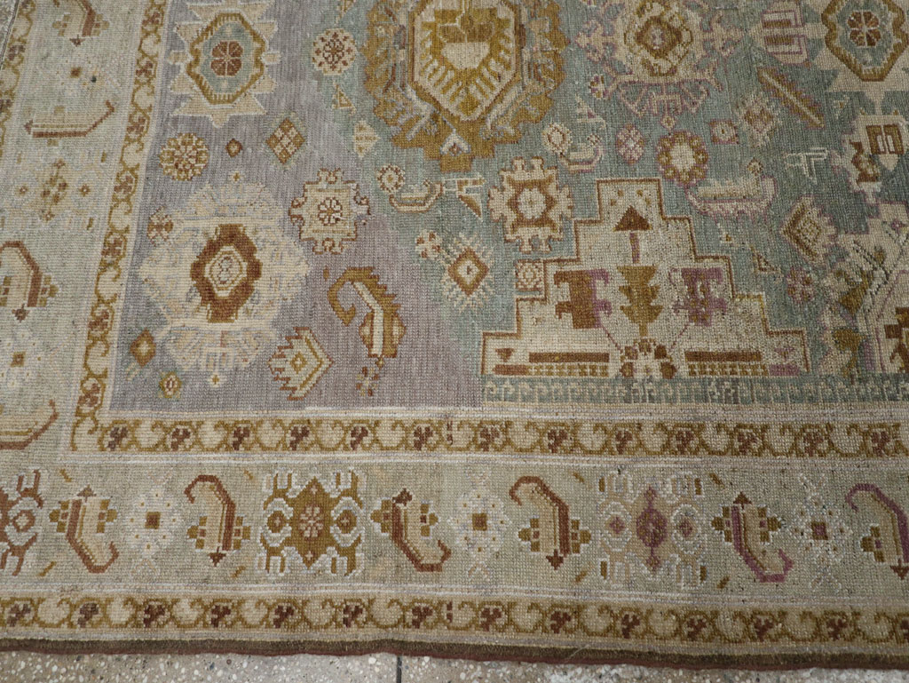 Antique Persian Malayer Wide Gallery Runner, No.24083 - Galerie Shabab