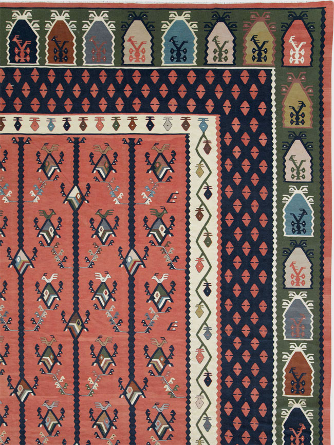 Oversize Vintage Turkish Kilim, No.24086 - Galerie Shabab