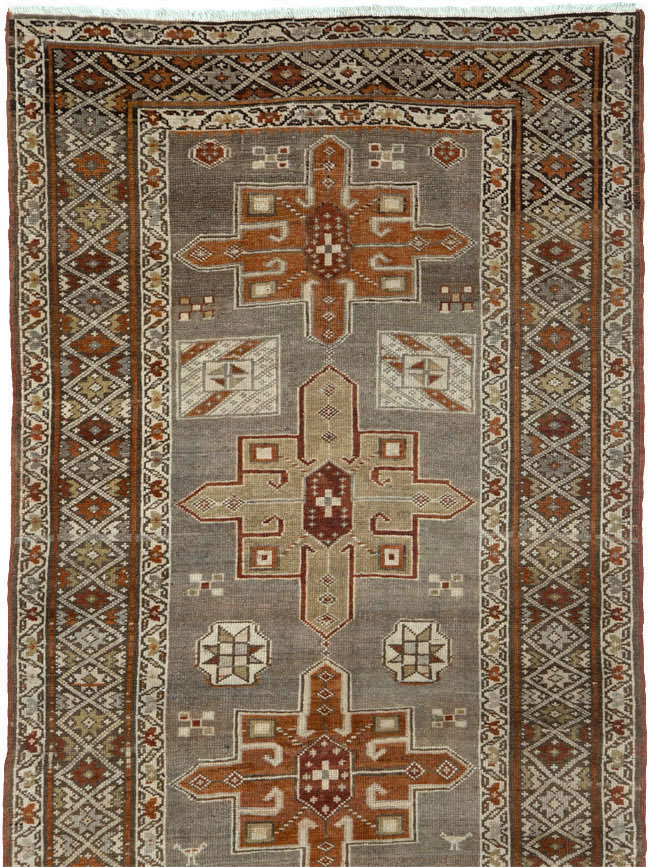 Antique Persian Heriz Long Runner, No.24088 - Galerie Shabab