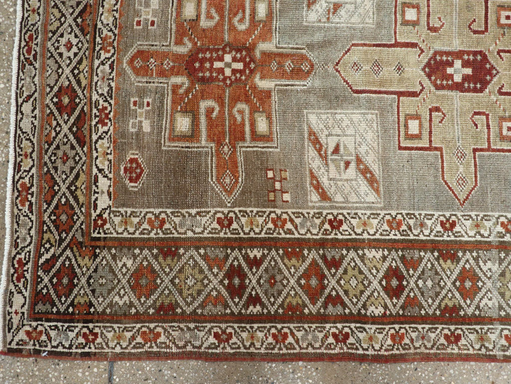 Antique Persian Heriz Long Runner, No.24088 - Galerie Shabab