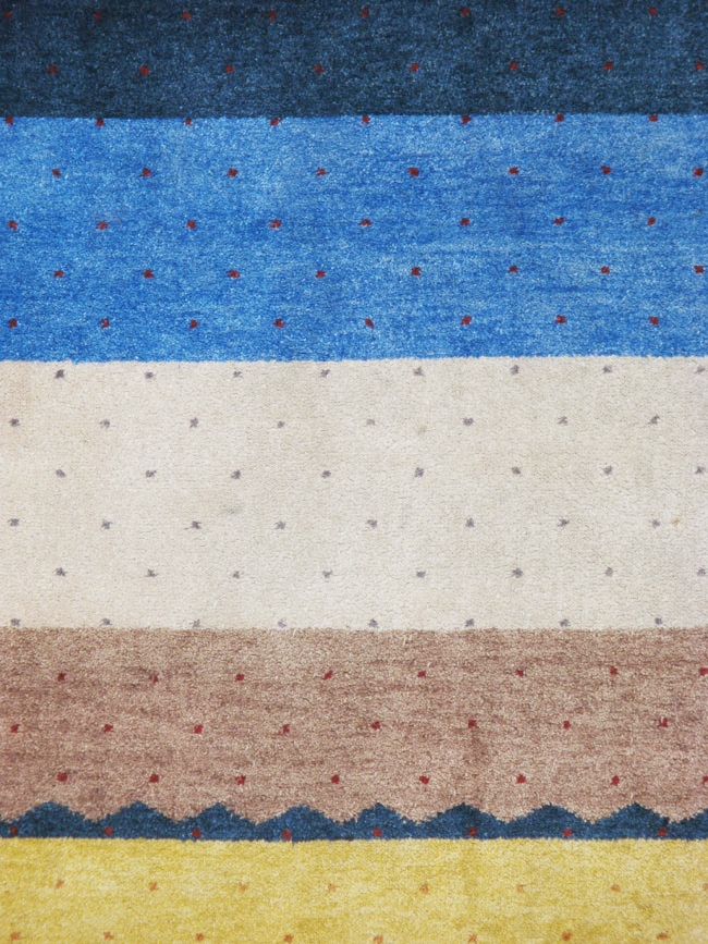 Modern Indian Gabbeh Style Accent Rug, No.24089 - Galerie Shabab