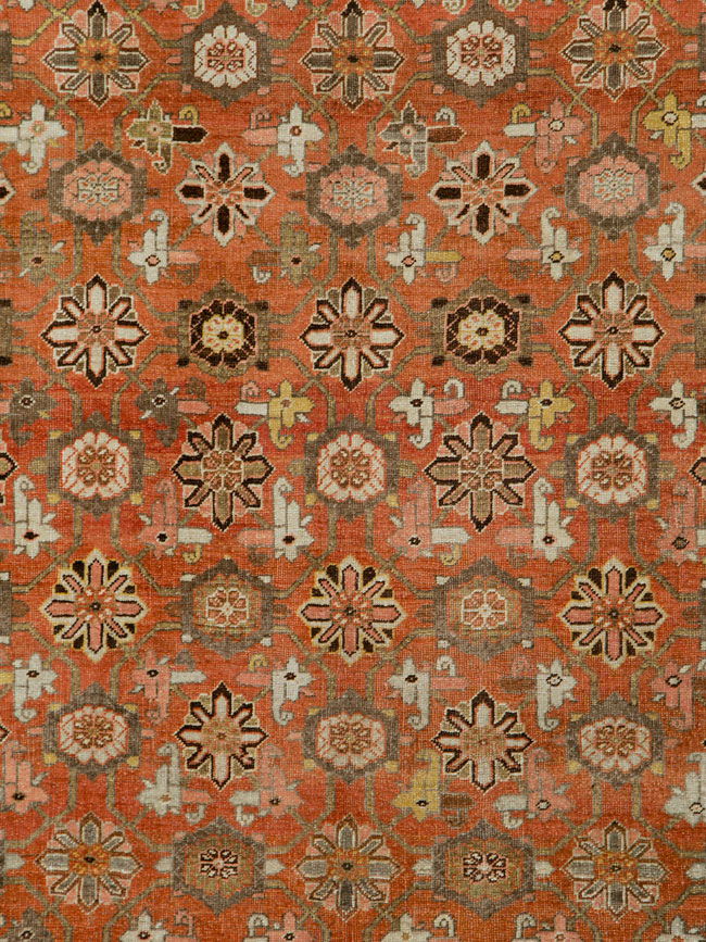 Antique Persian Bidjar Square Carpet, No.24090 - Galerie Shabab