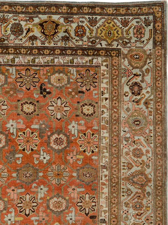 Antique Persian Bidjar Square Carpet, No.24090 - Galerie Shabab