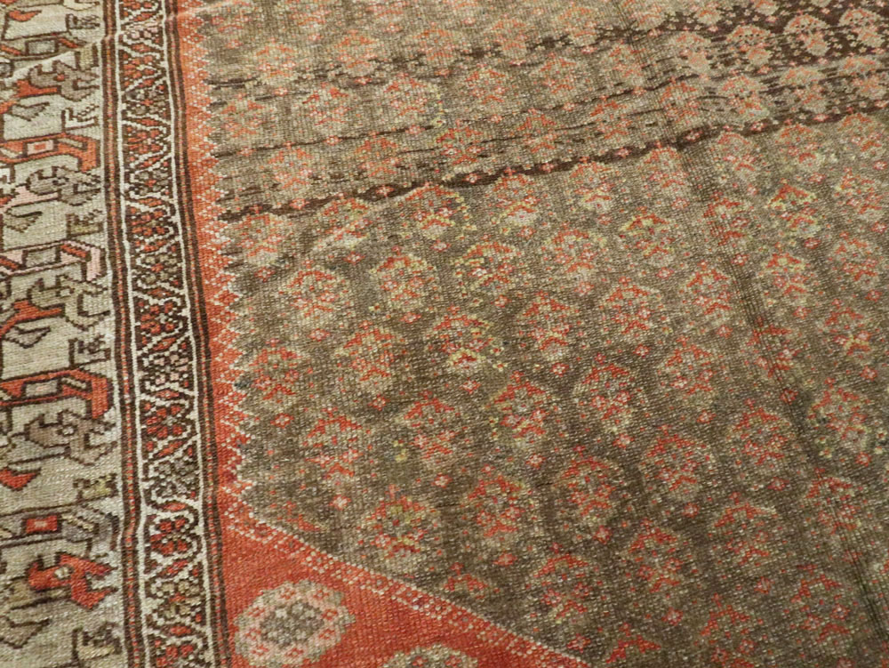 Vintage Persian Malayer Gallery Carpet, No.24091 - Galerie Shabab