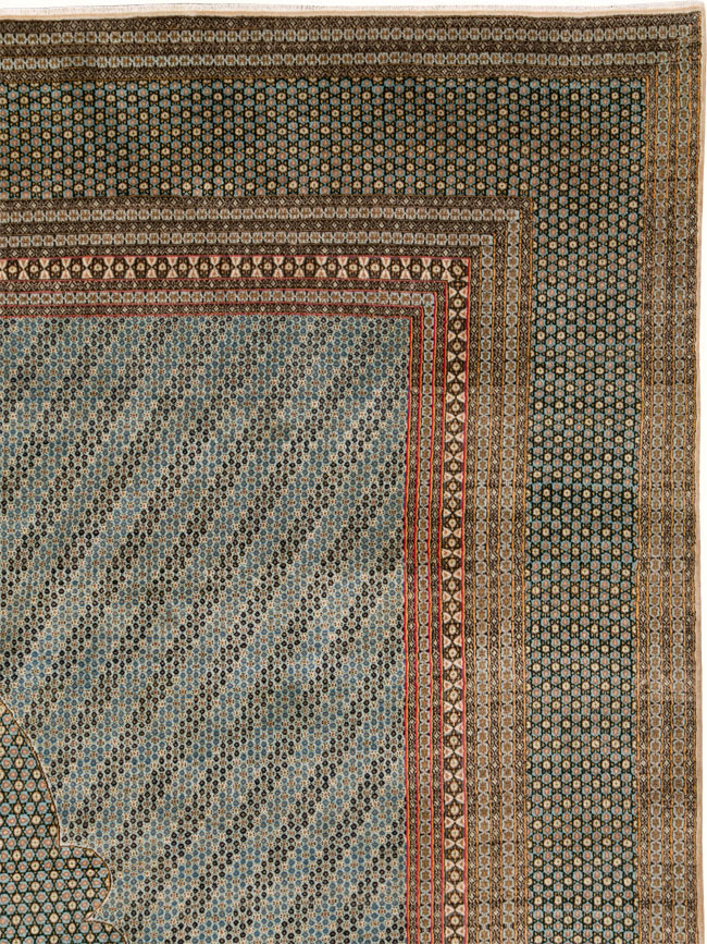 Vintage Kerman Carpet, No.24097 - Galerie Shabab