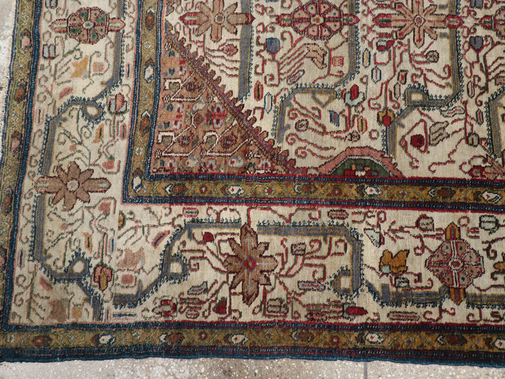 Antique Indian Agra Rug, No.24099 - Galerie Shabab