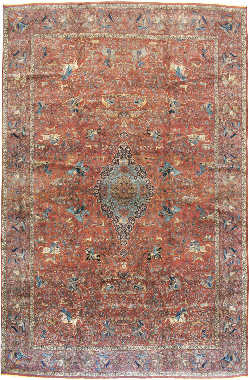Antique Indo Tabriz Carpet, No.24102 - Galerie Shabab