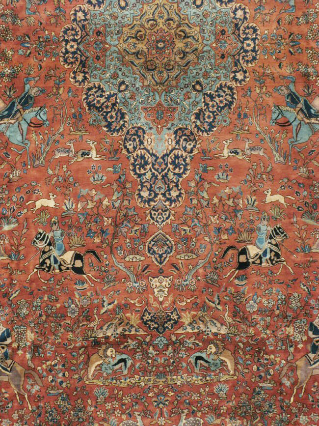 Antique Indo Tabriz Carpet, No.24102 - Galerie Shabab