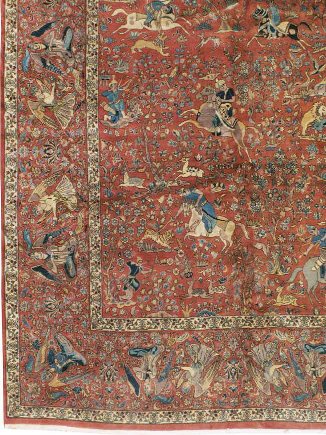 Antique Indo Tabriz Carpet, No.24102 - Galerie Shabab