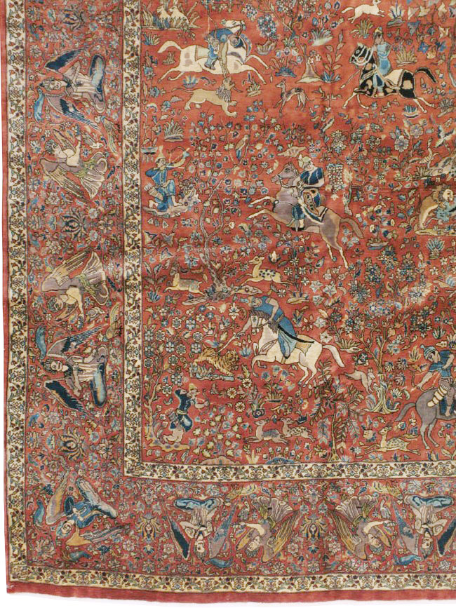 Antique Indo Tabriz Carpet, No.24102 - Galerie Shabab