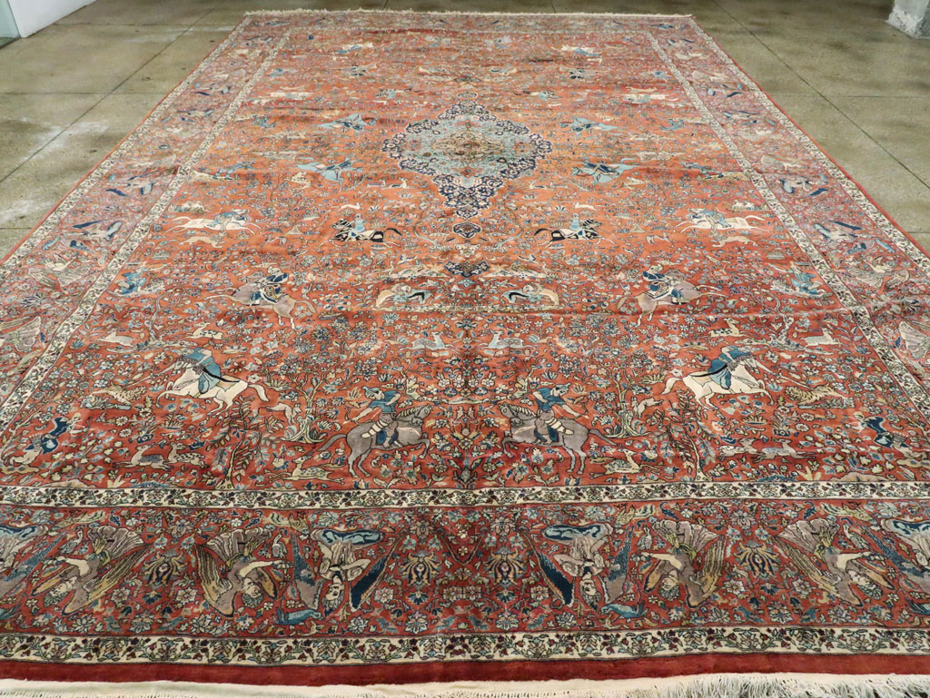 Antique Indo Tabriz Carpet, No.24102 - Galerie Shabab