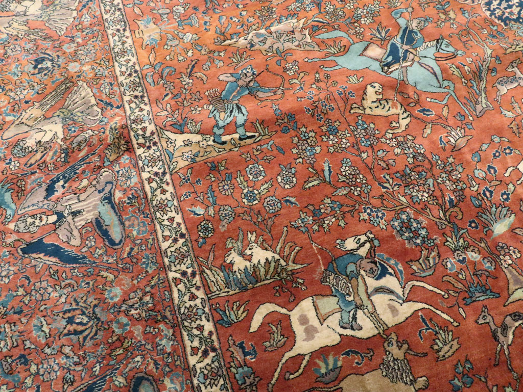 Antique Indo Tabriz Carpet, No.24102 - Galerie Shabab