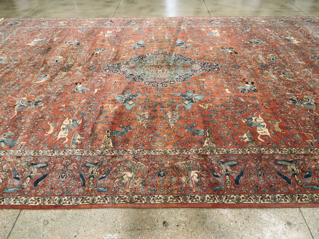 Antique Indo Tabriz Carpet, No.24102 - Galerie Shabab