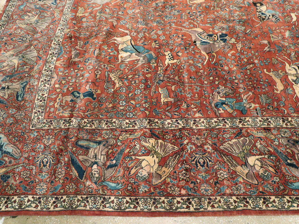 Antique Indo Tabriz Carpet, No.24102 - Galerie Shabab