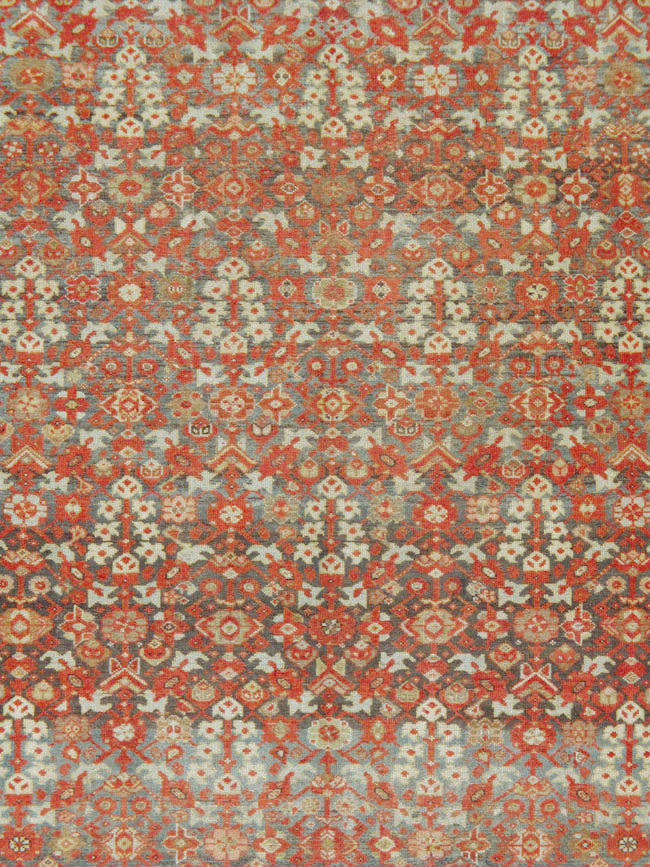 Vintage Persian Malayer Gallery Carpet, No.24105 - Galerie Shabab