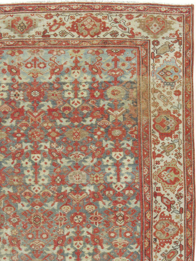 Vintage Persian Malayer Gallery Carpet, No.24105 - Galerie Shabab