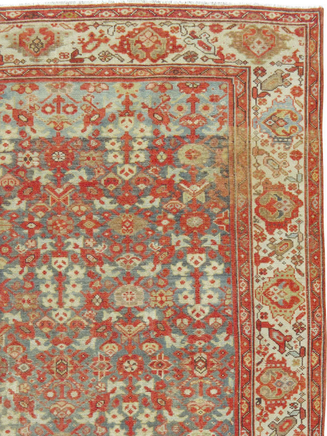Vintage Persian Malayer Gallery Carpet, No.24105 - Galerie Shabab
