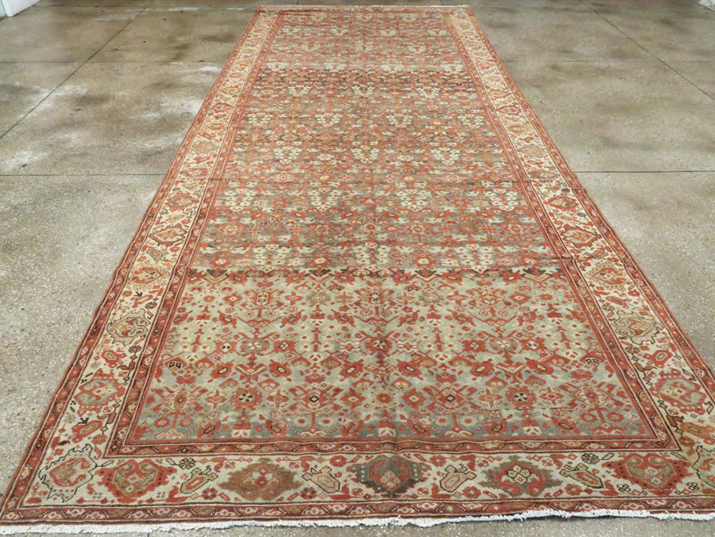Vintage Persian Malayer Gallery Carpet, No.24105 - Galerie Shabab